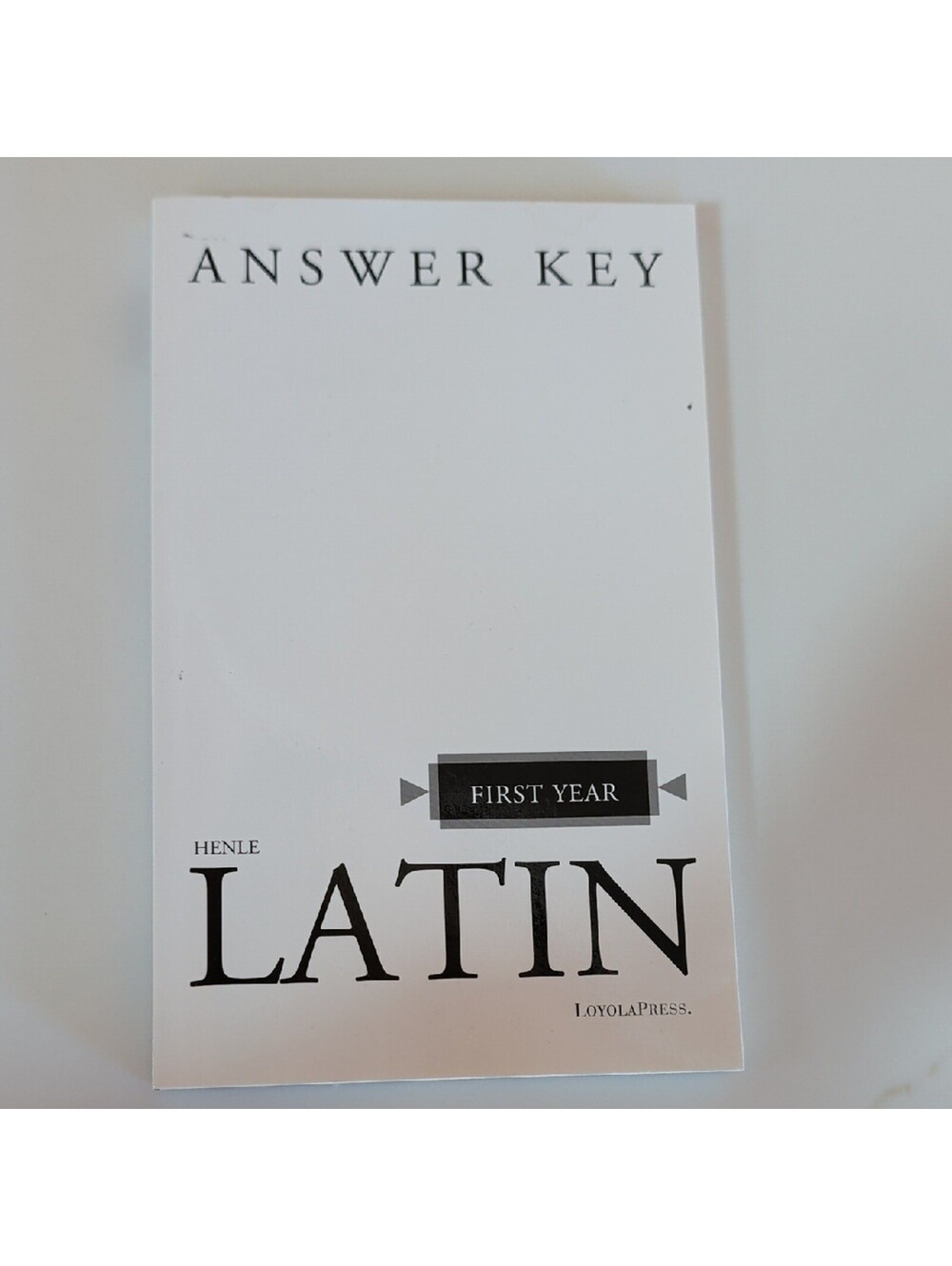 Henle Latin First Year Answer Key, Classical, Education, Homeschool
